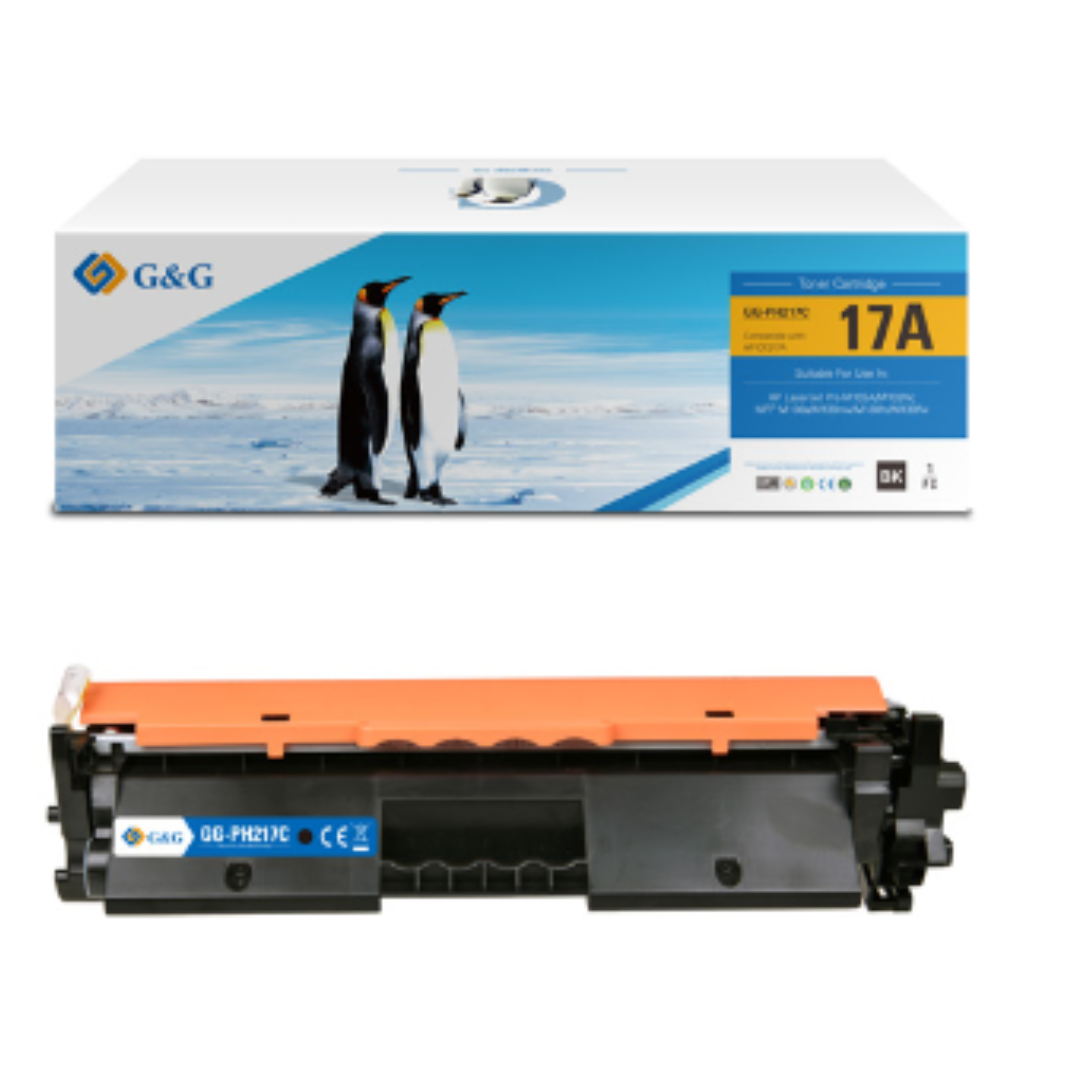 Toner HP Noir CF217A Universal G&G Compatible.