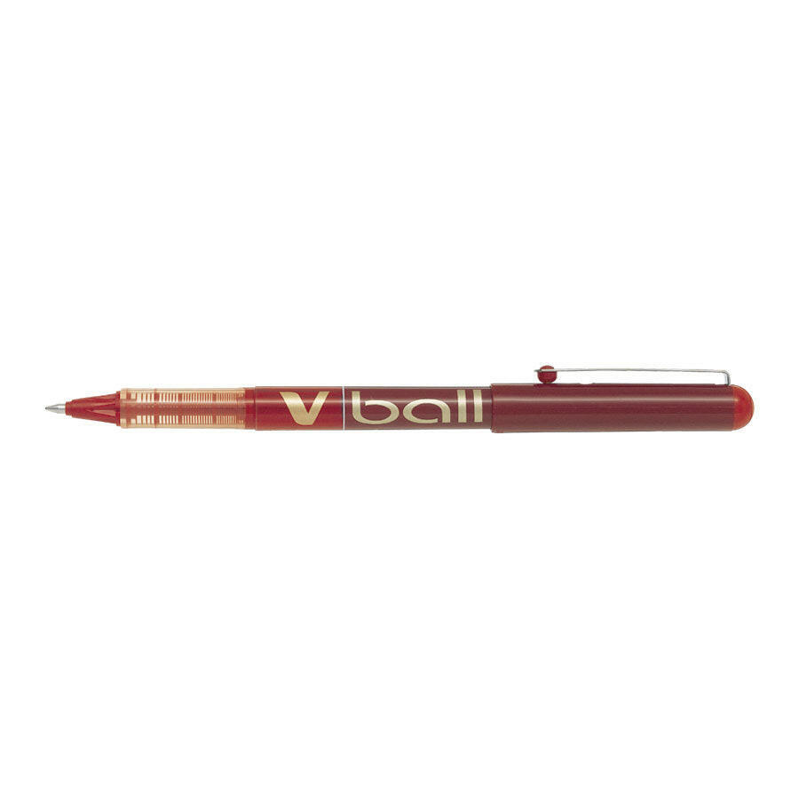 STYLO PILOTE V-BALL ROLLER 0.7MM ROUGE.