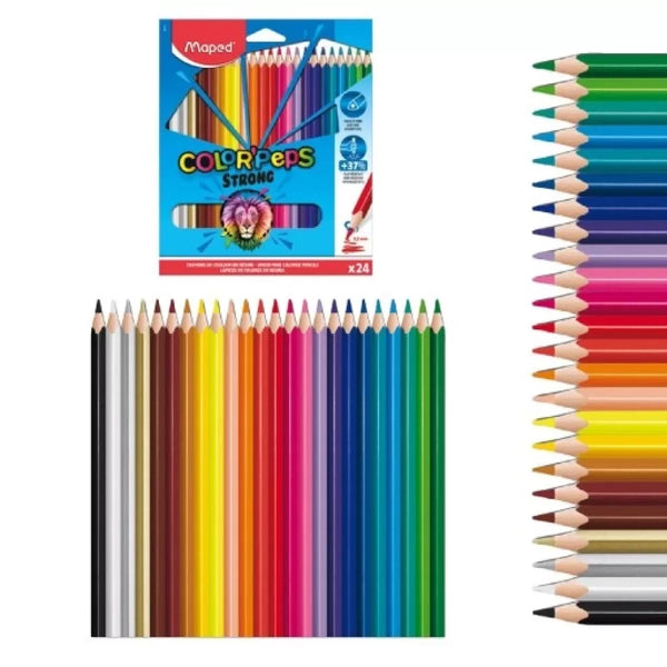 Maped - Crayon Couleur BTE/24 Plast Color'Peps.