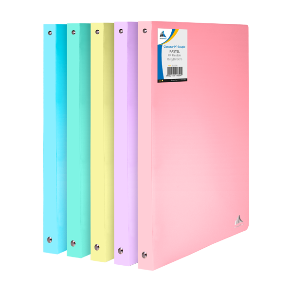 CLASSEUR OFFICE PLAST A4 D20 PASTEL SOUPLE.