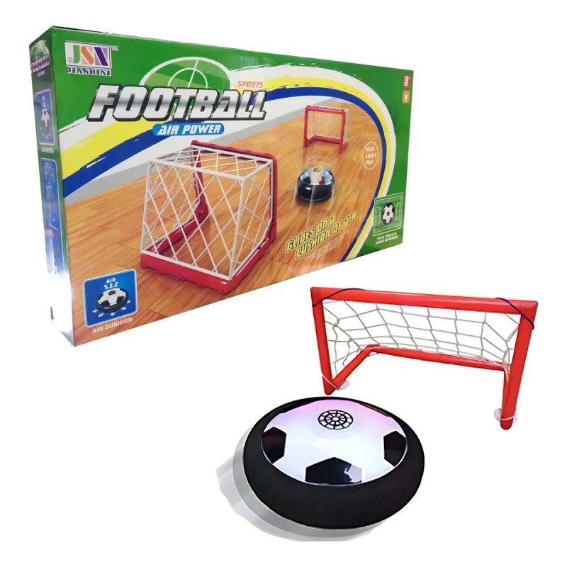 Jeu 2 buts + ballon de foot lumineux.