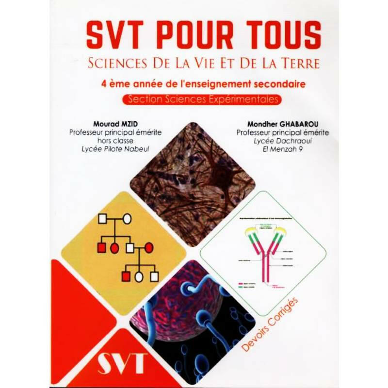 SEC SVT POUR TOUS DEVOIRES CORRIGES GLOBAL 4E SCIENCES.