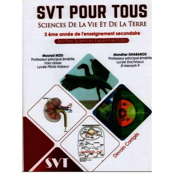 SEC SVT POUR TOUS DEVOIR CORRIGES GLOBAL 3E SCIENCES.