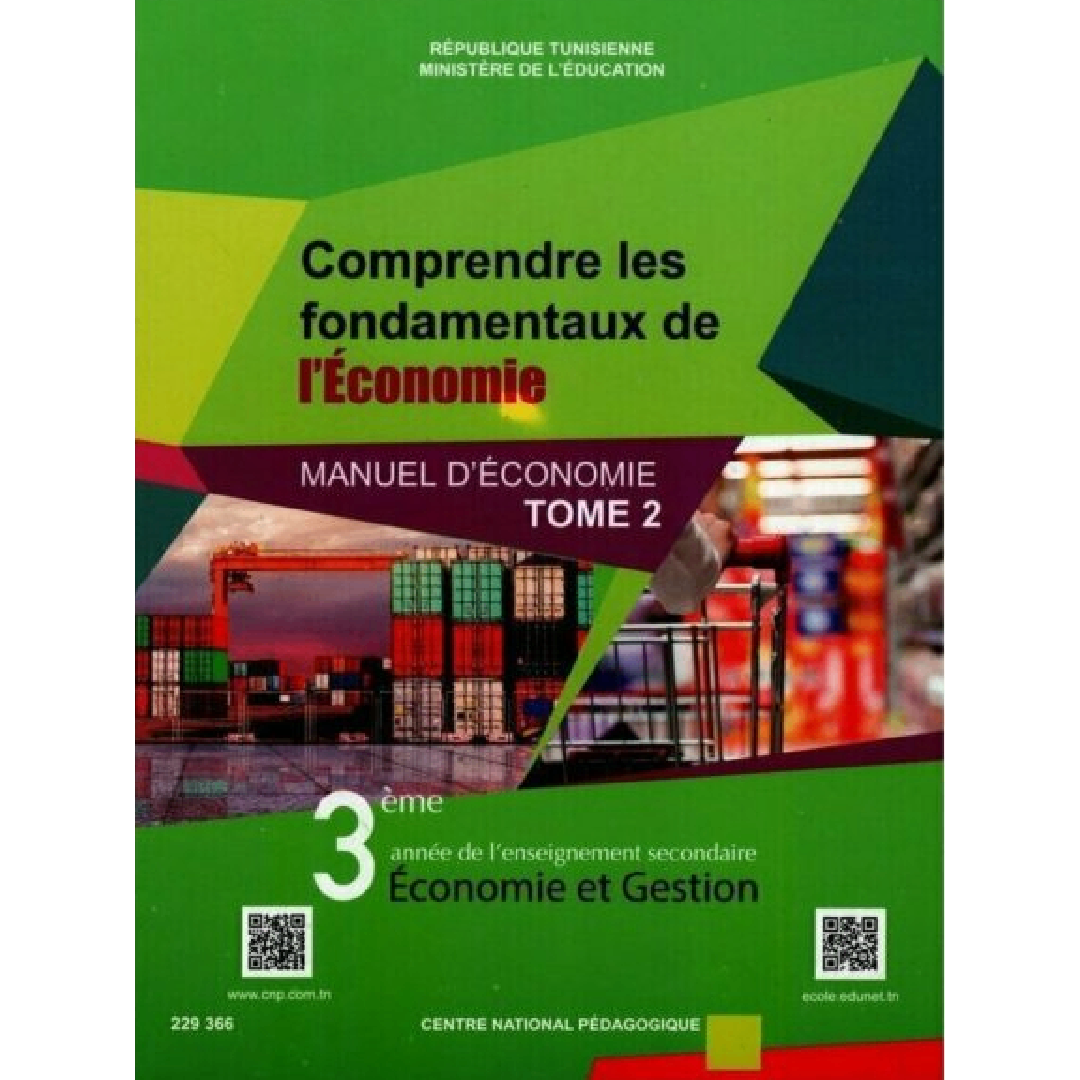 CNP 3E COMPRENDRE LES FONDAMENTAUX DE LECONOMIE.