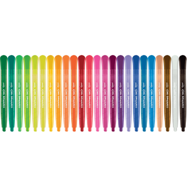 Crayons de Cire Maped de 24 Twist.