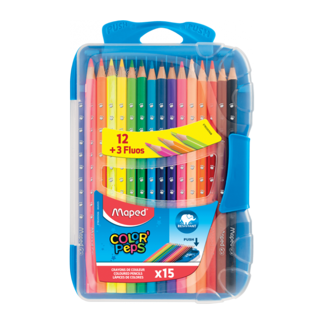 Crayons de Couleur Maped 12\18 B. Plastique 832.