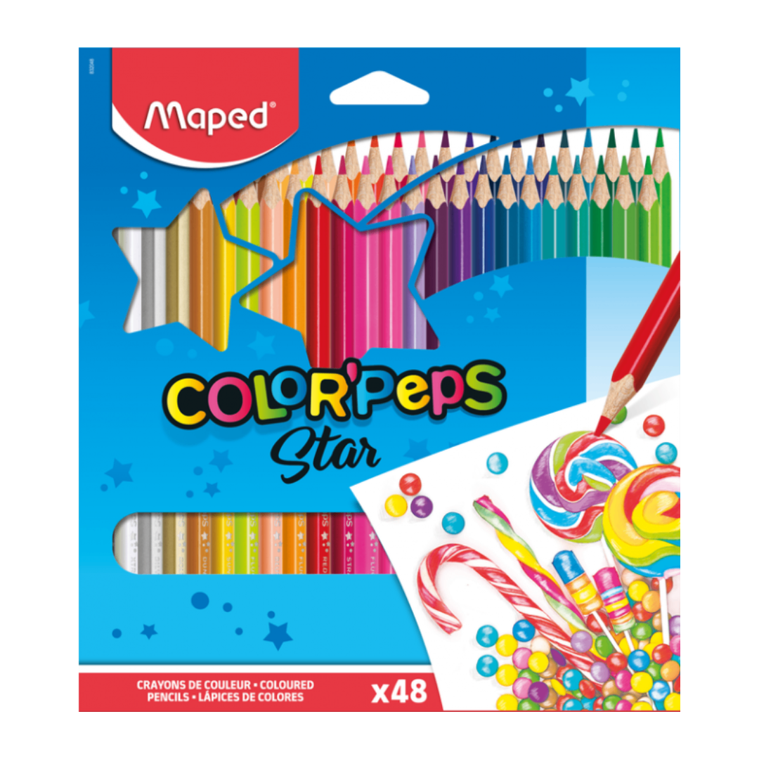Crayons de Couleurs Color'Speps X48.