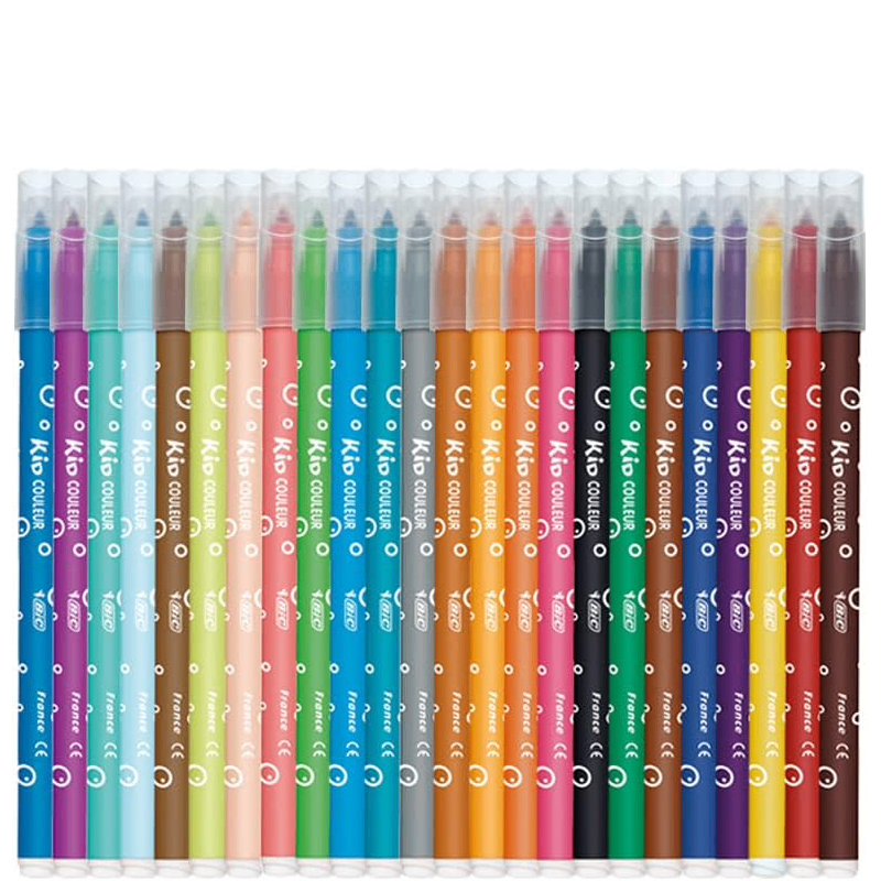 Feutre Bic de 18 Kid Couleur.