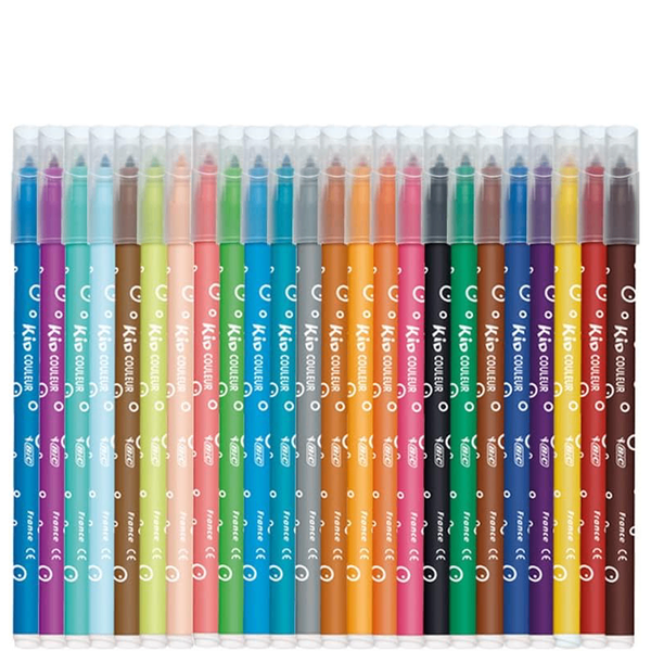 Feutre Bic de 18 Kid Couleur.