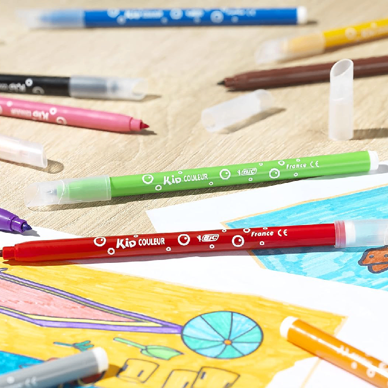 Feutre Bic de 18 Kid Couleur.