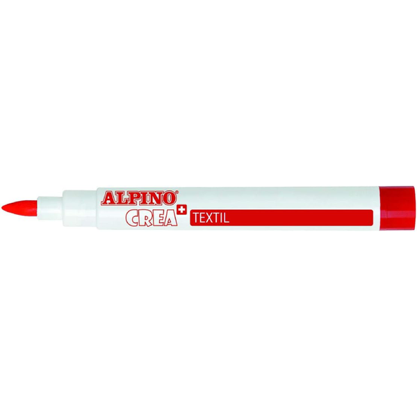 Alpino - 10 Feutres Marqueurs Textiles Permanents