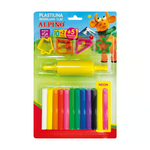Alpino Pâte à Modèle 12 Couleurs + Rouleau.