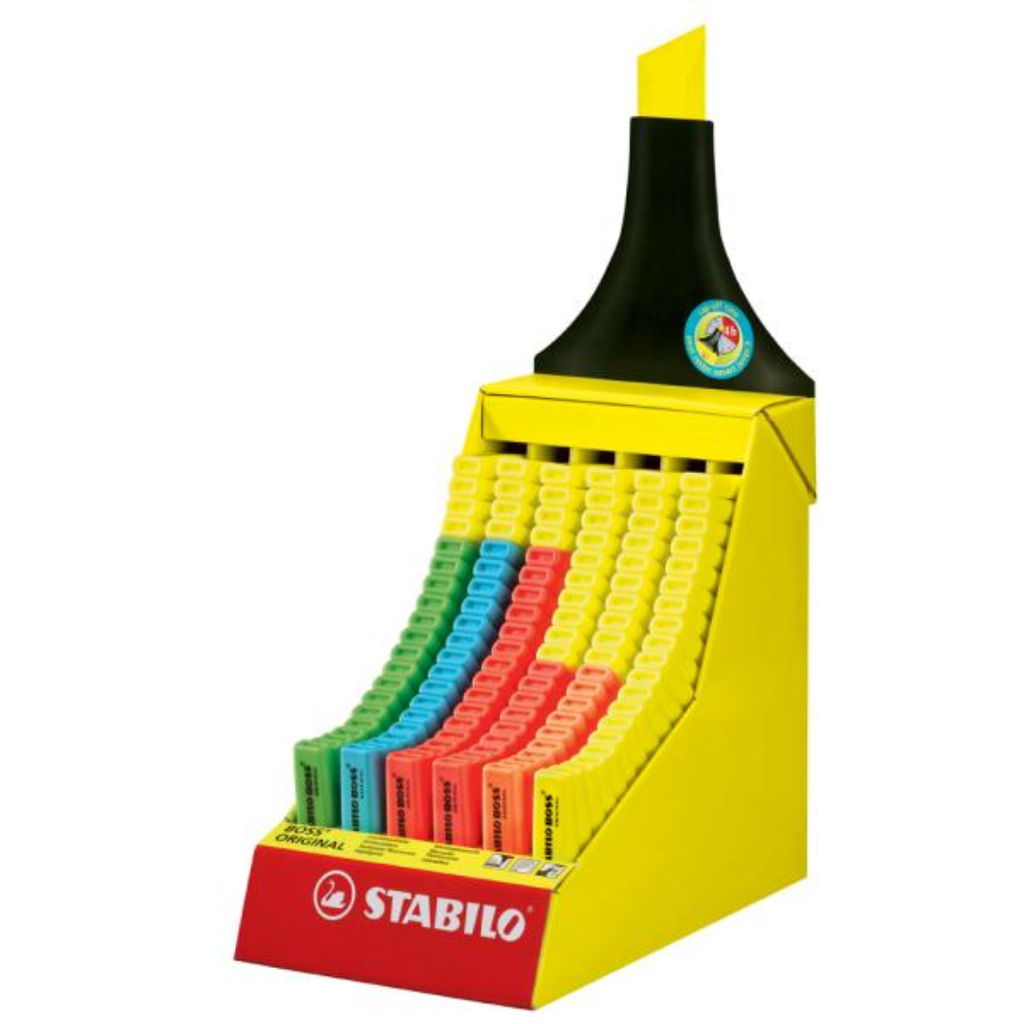Stabilo - Surligneur BOSS ORIGINAL Présentoir en Carton (120P).
