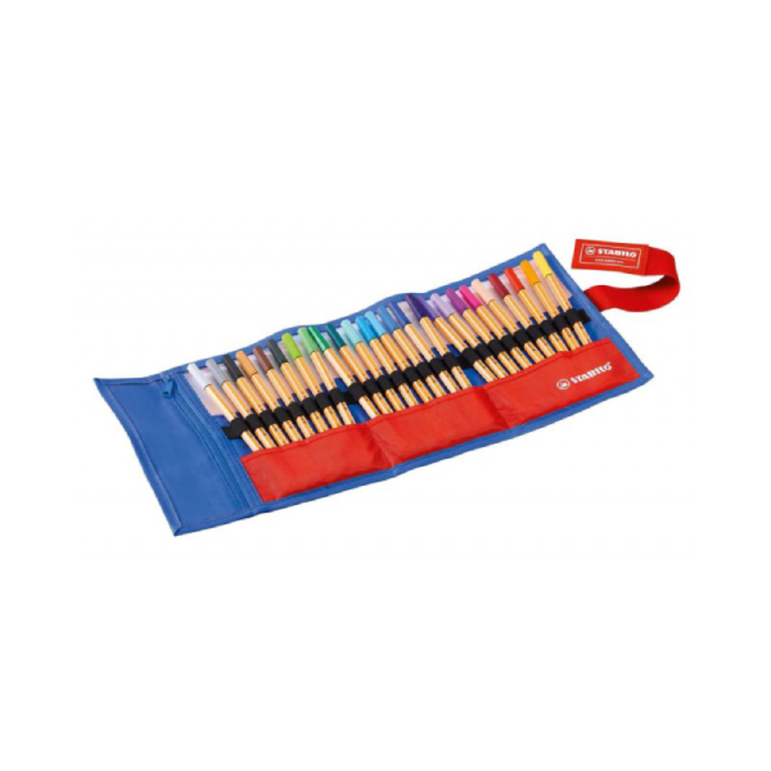 Stabilo - Pack de 25 feutres Point 88 Pointe fine (Garçon).