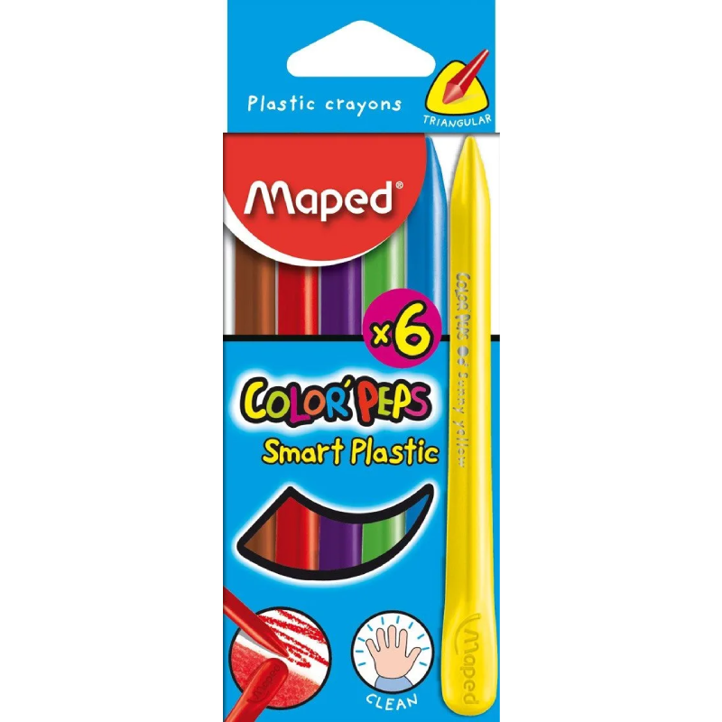 Maped - Crayon de Cire Smart Plastic