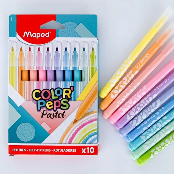 Maped - Feutres Pastel Color'Peps 10pcs.