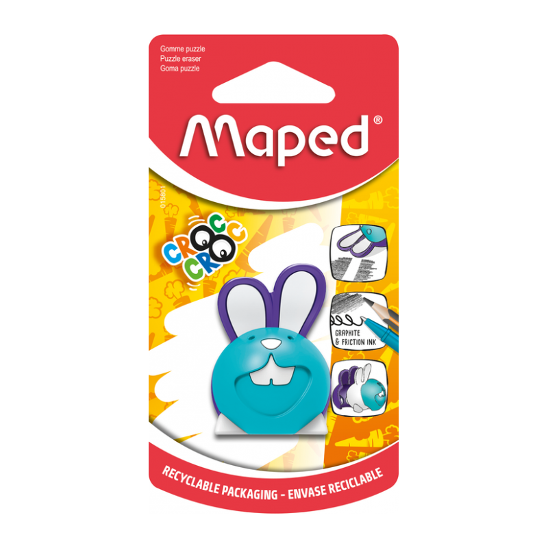 Maped - Gomme Puzzle Croc Croc Bunny.