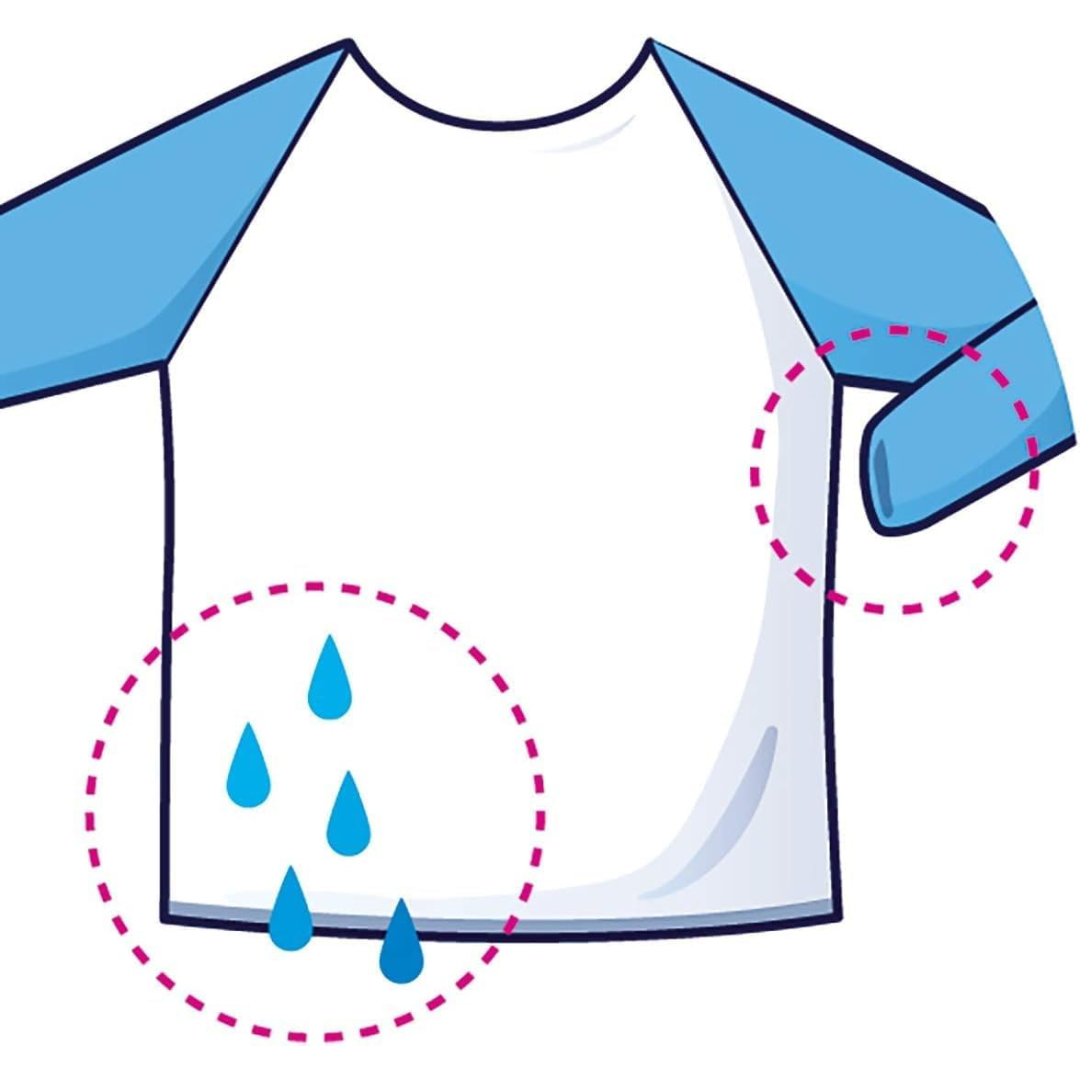 Maped - Color'Peps Tablier de Protection pour Enfant (18 mois à 5 ans).