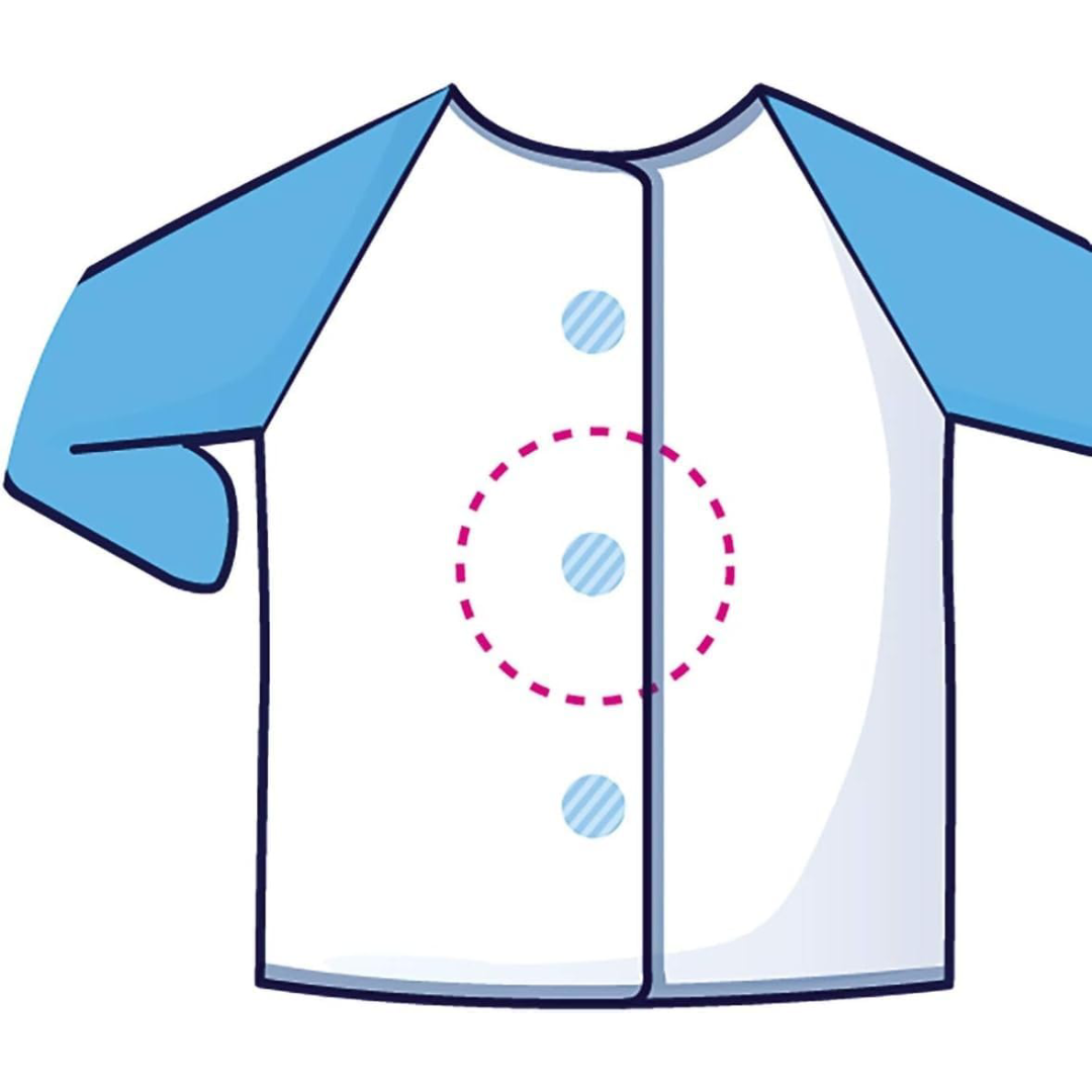 Maped - Color'Peps Tablier de Protection pour Enfant (18 mois à 5 ans).