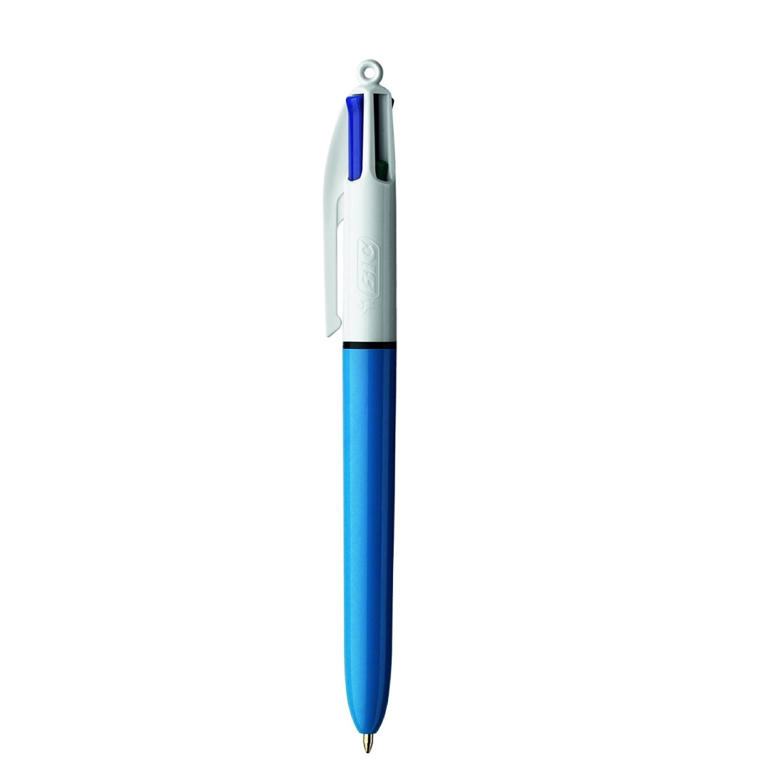 BIC - Stylo Bille 4 Couleurs Medium Original.