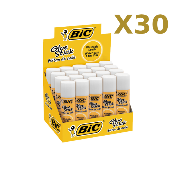 BIC - Colle Stick 8g (Boîte de 30)