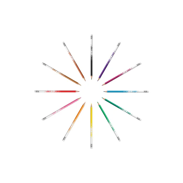 BIC - Kids Evolution Illusion - 12 Crayons de Couleur Effaçables.