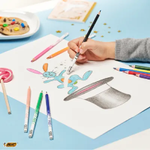 BIC - Kids Evolution Illusion - 12 Crayons de Couleur Effaçables.
