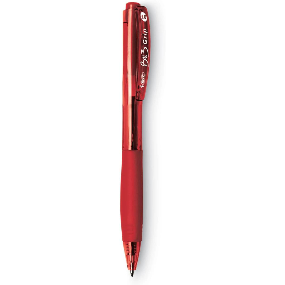 BIC - Stylo à Bille Rétractable Bu3 Grip 1.0.