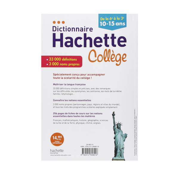 Dictionnaire Hachette College Francais : 10-15 ans.