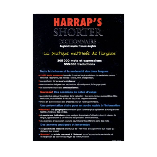 Harrap's Shorter : Dictionnaire Anglais-Français / Français-Anglais