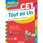 Tout en Un CE1 - Cahier du jour Cahier du soir.