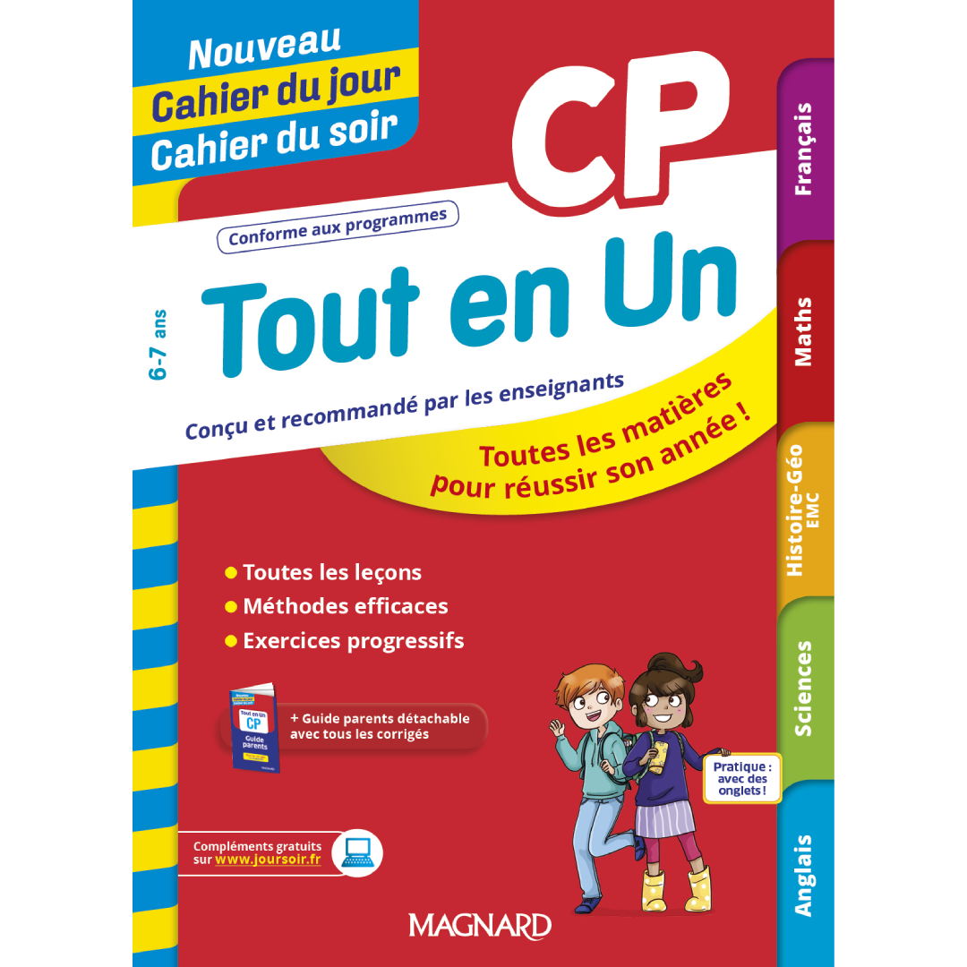 Tout en Un CP - Leçons, Méthodes et Exercices.