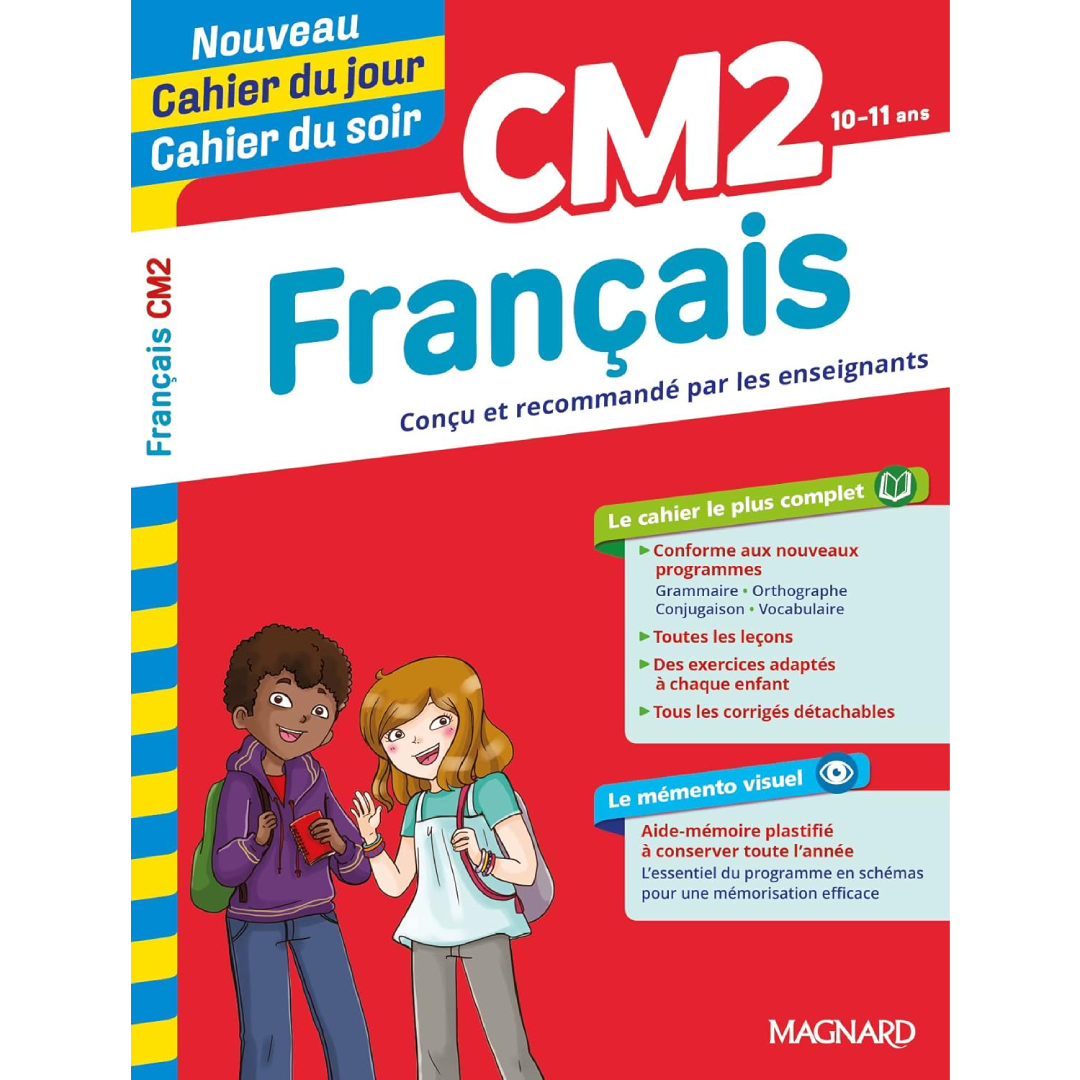 Cahier du Jour / Cahier du Soir - Français CM2.