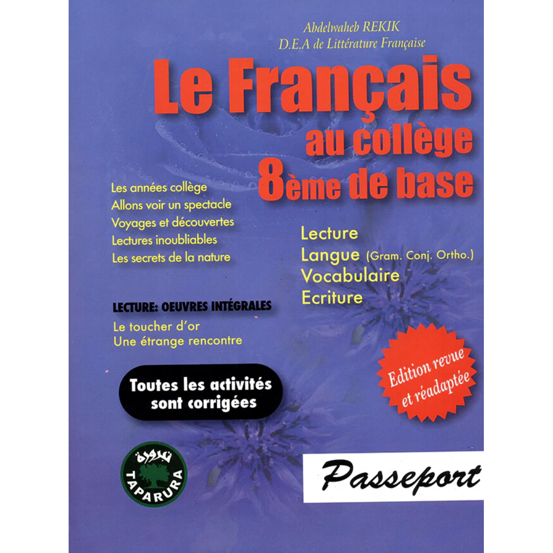 Le Français au Collège - 8ème.