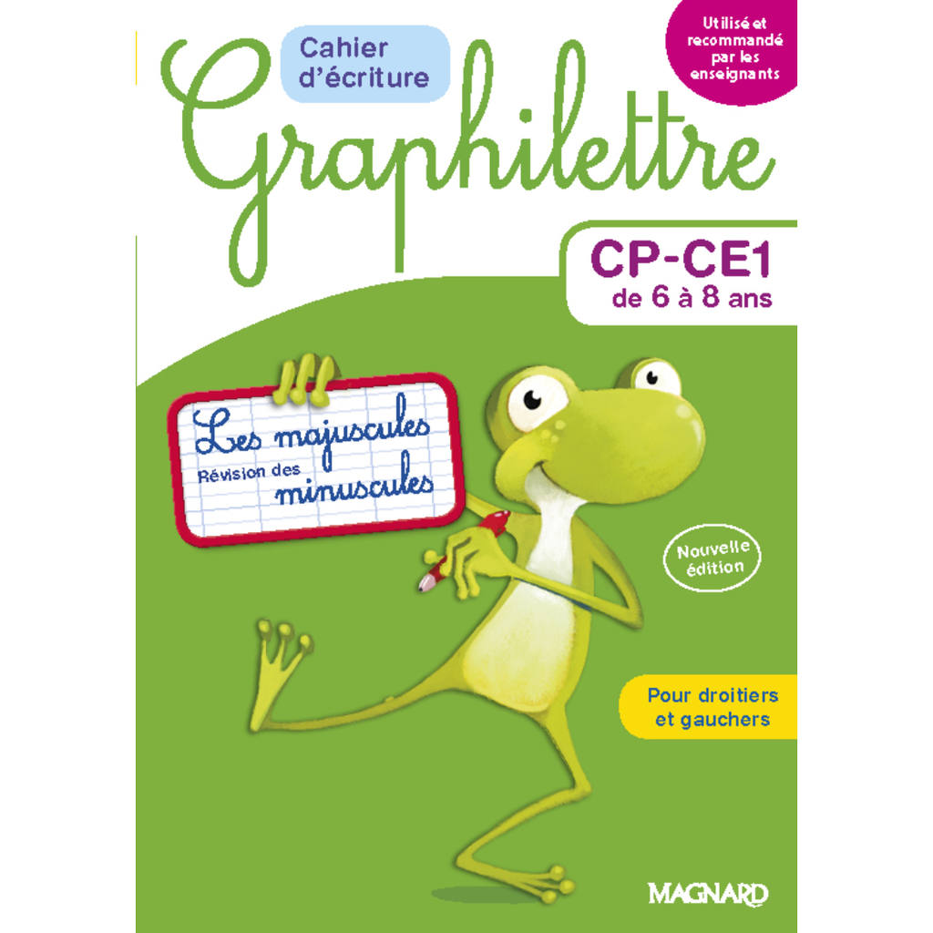 Graphilettre - Cahier d'Écriture CP-CE1 de 6 à 8 ans