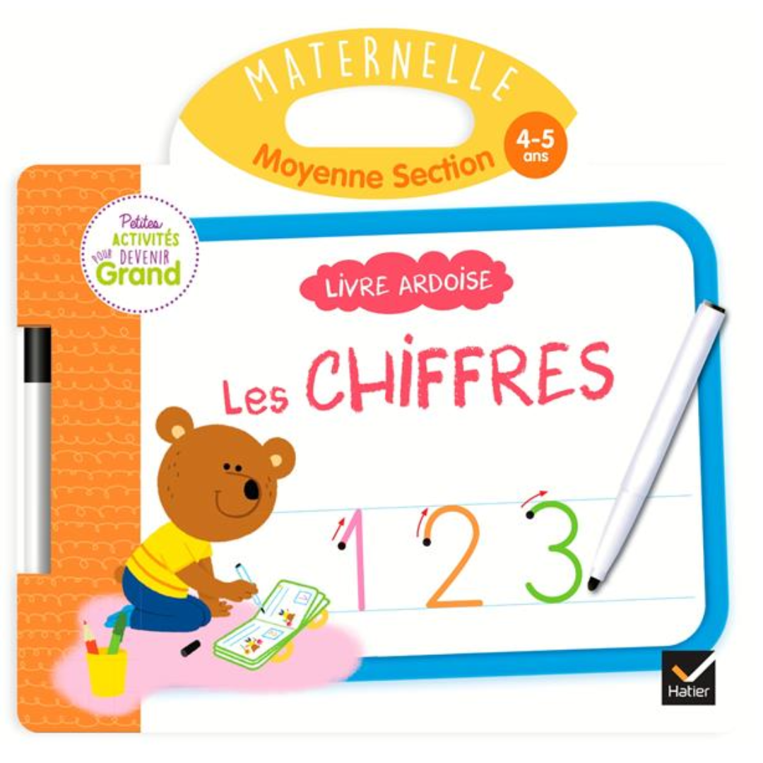 Livre Ardoise - les chiffres MS.