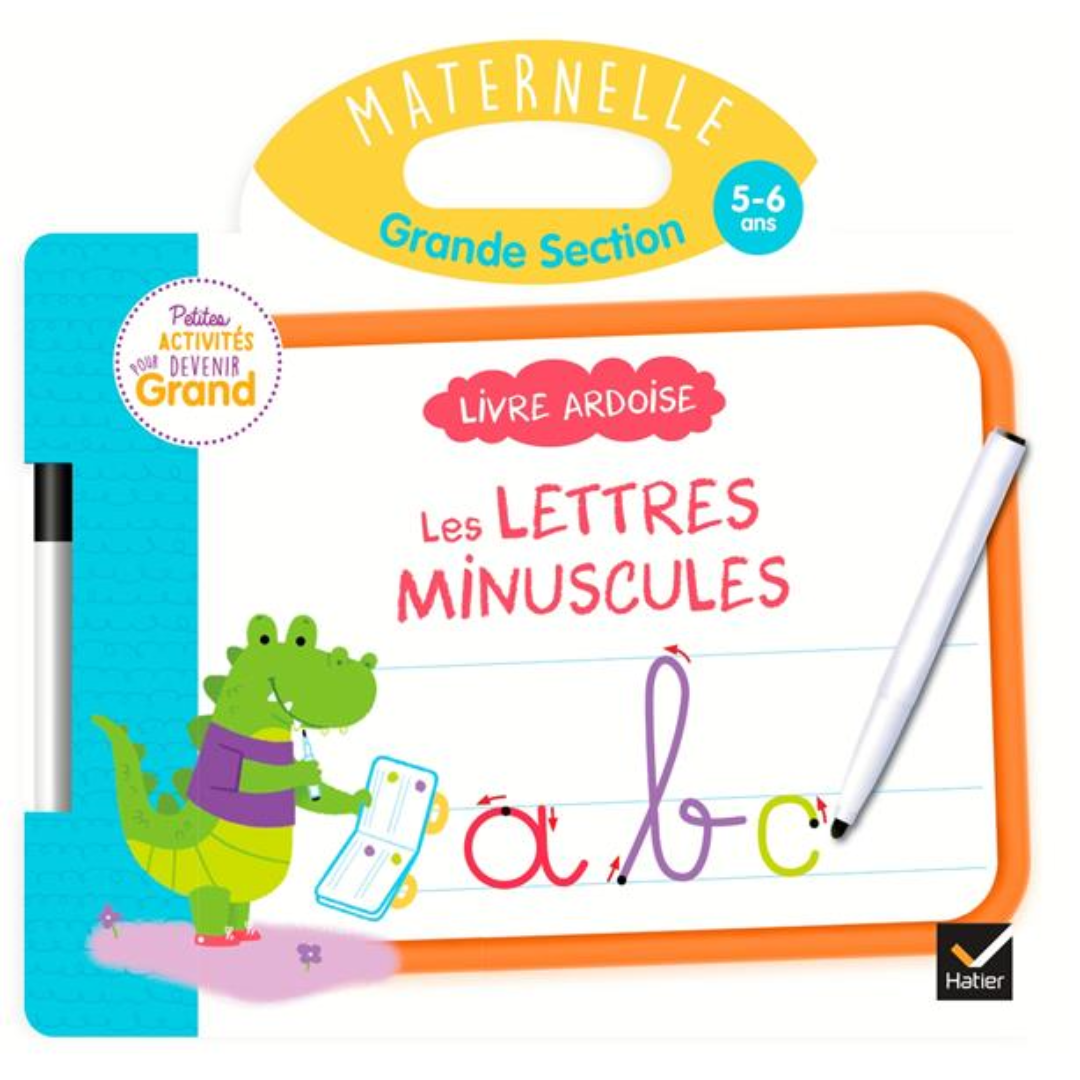 Livre ardoise - les lettres minuscules.