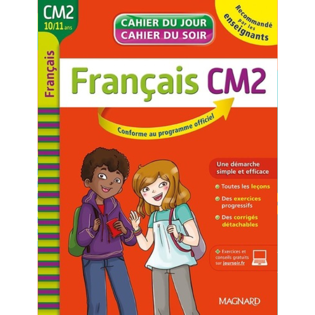 Cahier du Jour / Cahier du Soir - Français - CM2.