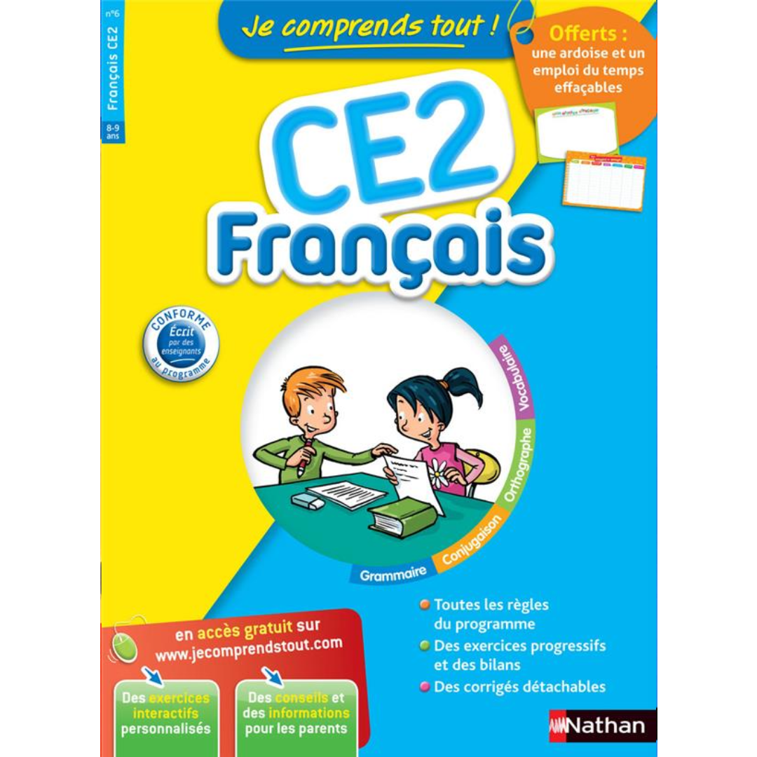 Je comprends tout ! : Français CE2.