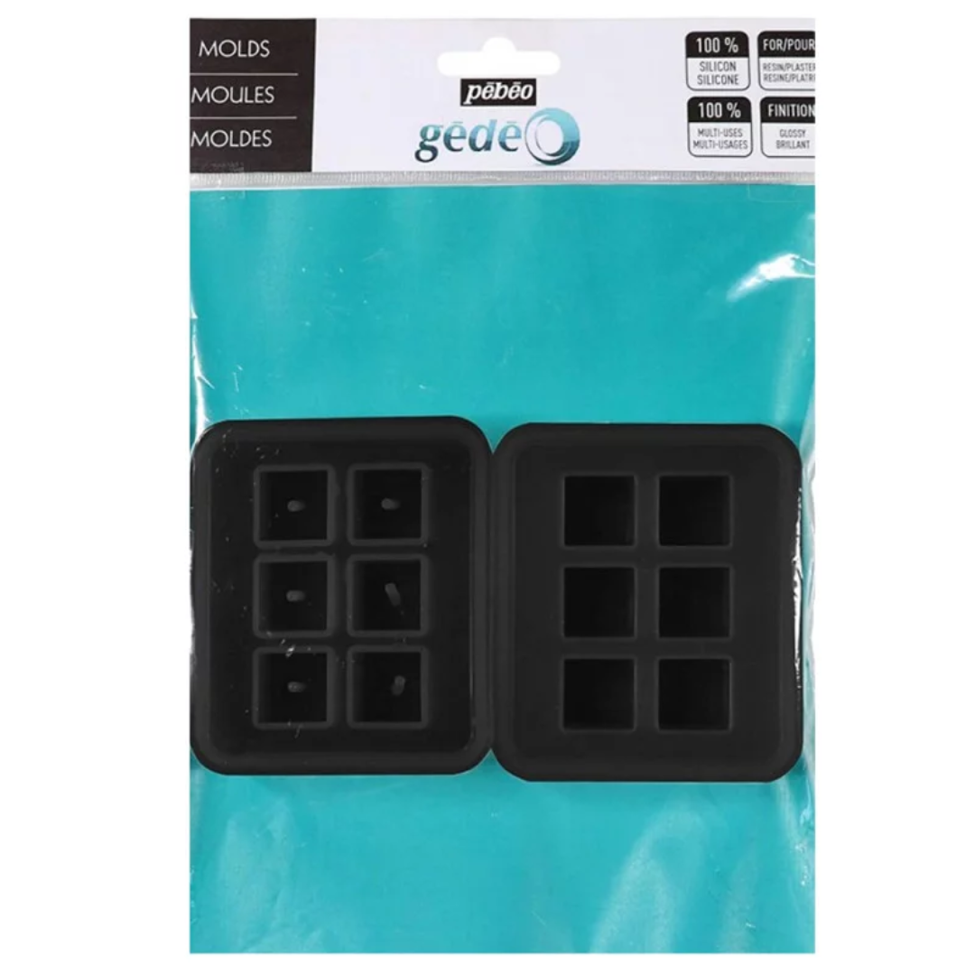 Sachet 2 Moules Cubique – Pébéo.