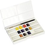 Lefranc & Bourgeois - Aquarelle Fine - Boîte Plastique - 12 Demi-Godets.