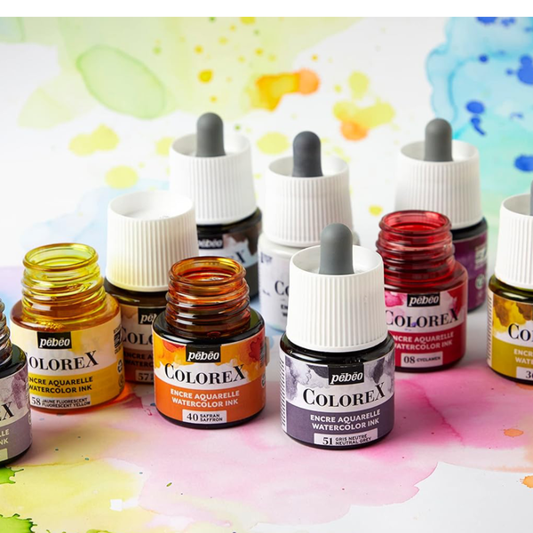 Colorex Boîte 12 Flacons 20 ml Assortis - Pébéo.