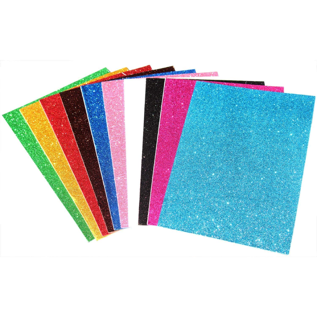 Feuille Glitter A4 10 pièces