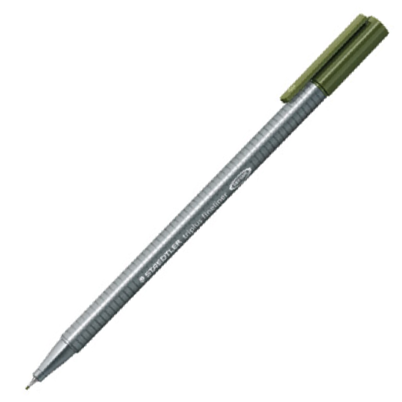 Stylos point fine Staedtler Triplus Fineliner.