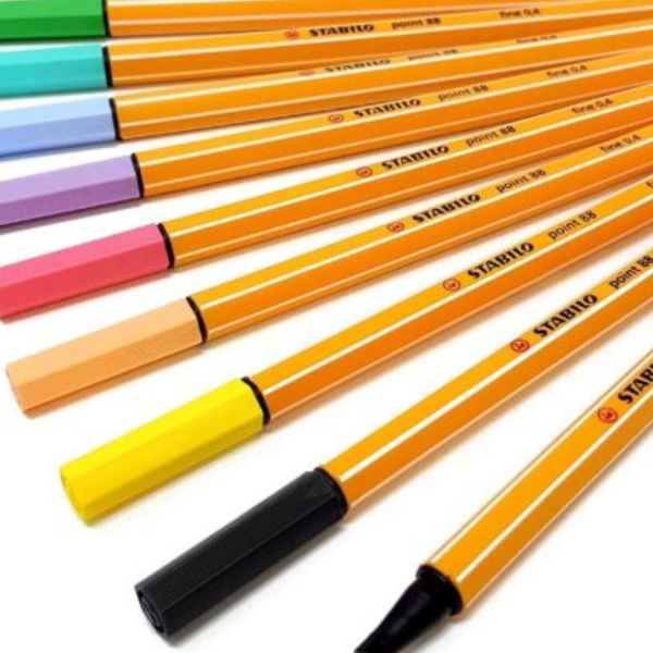 Pochette de stylos de 15 pointe 88 STABILO.