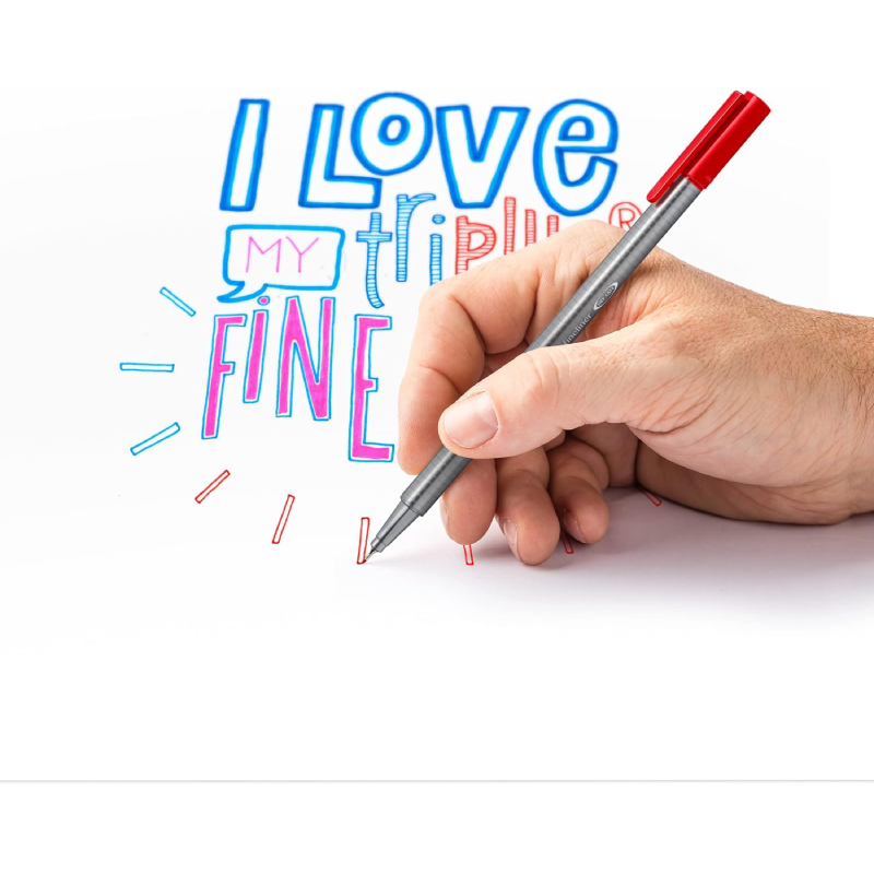 box de 10+3 feutres triplus® fineliner 334 - STAEDTLER.
