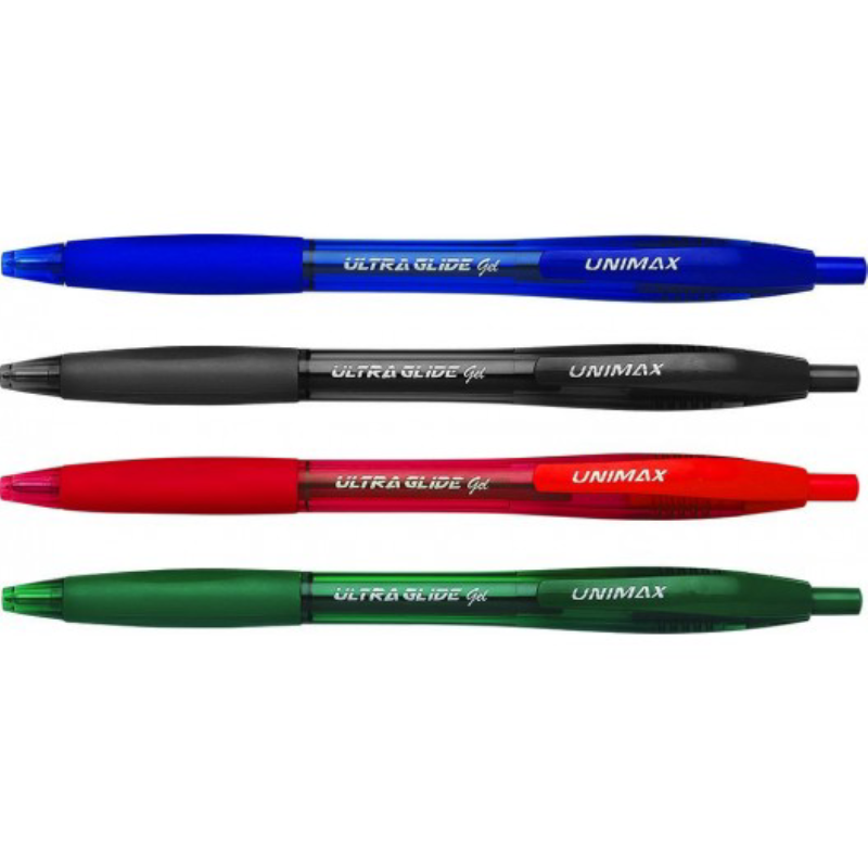 Stylo Gel Unimax Ultraglide 0.7 mm.