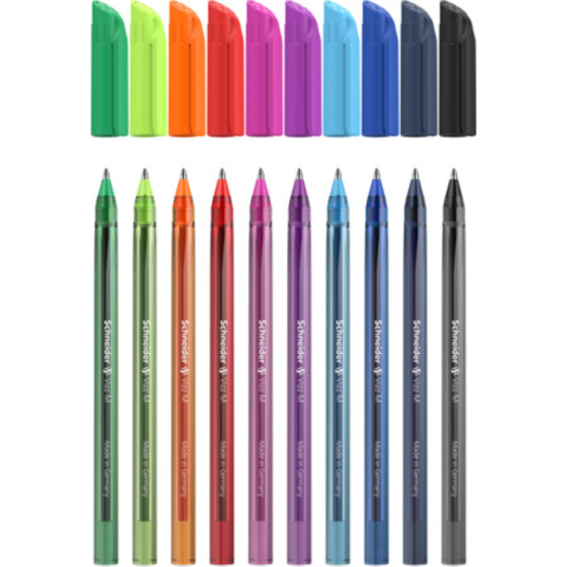 Set De 10 Stylos à Billes Vizz, M - Schneider.
