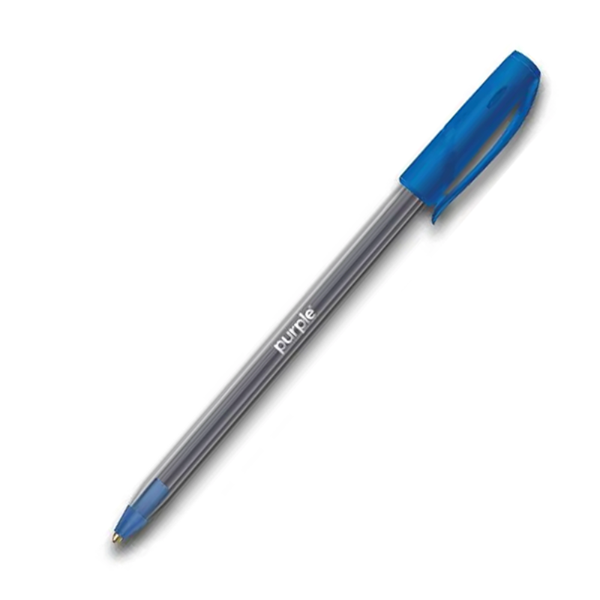 Boîte de 50 Stylos à Bille Pointe 1,0 mm Bleu SCRIBE Purple.