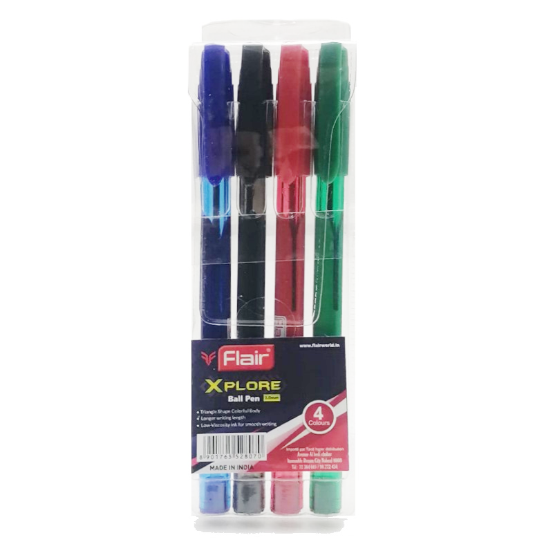 Pochette Stylo Flair de 4 Xplore.
